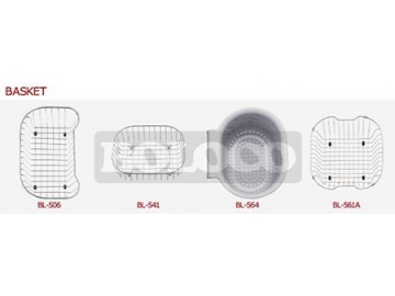 Fregadero de acero inoxidable de dos senos BL-809L
