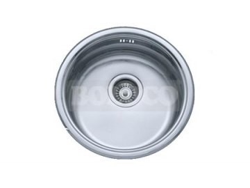 Fregadero de 1 cubeta de acero inoxidable con acabado satinado BL-900