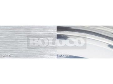 Fregadero de esquina con dos cubetas de acero inoxidable BL-998