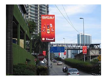 Pantalla LED publicitaria para exterior P6