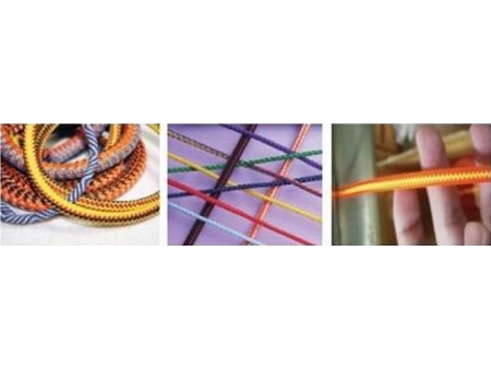 Máquina tejedora de cordones de 6 cabezales
