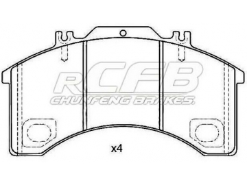 Pastillas de Freno para Vehículos de Pasajeros Iveco