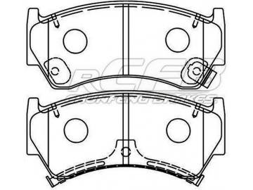 Pastillas de Freno para Vehículos de Pasajeros Nissan