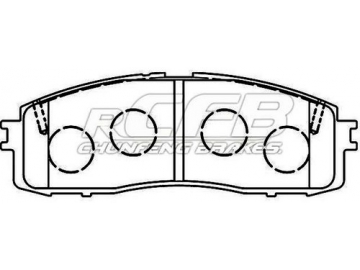 Pastillas de Freno para Vehículos de Pasajeros Toyota