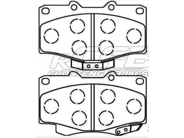 Pastillas de Freno para Vehículos de Pasajeros Toyota