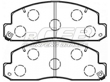 Pastillas de Freno para Vehículos de Pasajeros Toyota