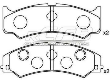 Pastillas de Freno para Vehículos de Pasajeros Daihatsu