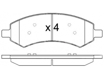 Pastillas de Freno para Vehículos de Pasajeros Chrysler