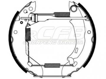 Zapatas de Freno para Vehículos Peugeot