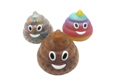 Bola Squishy con Forma de Popo Rellena de Bolitas de Gel Pelotas Antiestres Pelotas Personalizadas Pelotas Apretables Fabricante ETW International