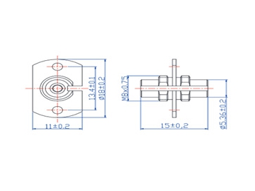 Adaptador de Fibra Óptica D4