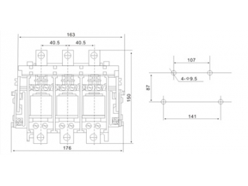 Contactor en vacío CKJ5-125/250/400/600