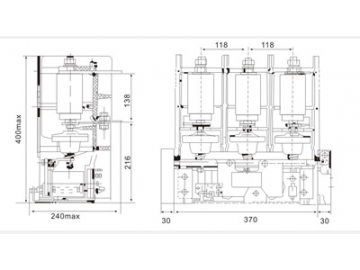 Contactor en vacío para interior, JCZ5