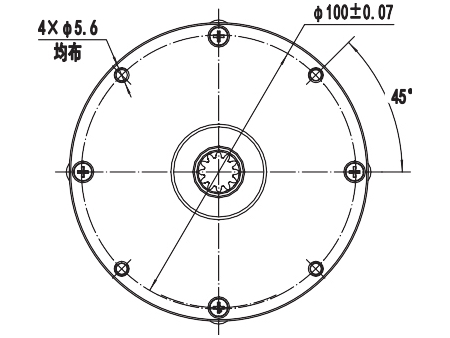 Motor DC de Imán Permanente, con Escobillas 550W - ZD109A3; Motor para Control de Desplazamiento Horizontal