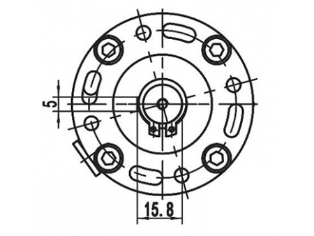 Motor DC de Imán Permanente, con Escobillas 120W (3200±8% RPM) - ZD063AX