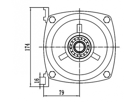 Motor de Imán Permanente sin Escobillas 1200-1800W, TF133AHF