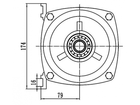 Motor de Imán Permanente sin Escobillas 1000-1200W, TF133BH