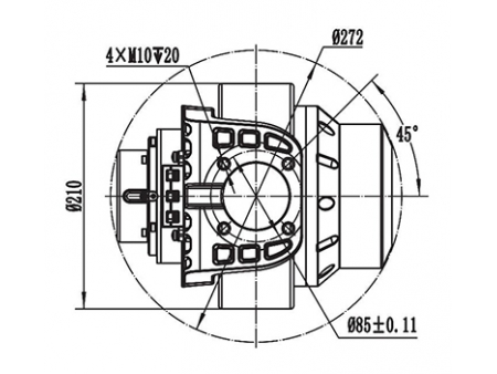 Kit de Motor Sin Escobillas de 750-1000W (Imán Permanente) TF110BH1-JY120X