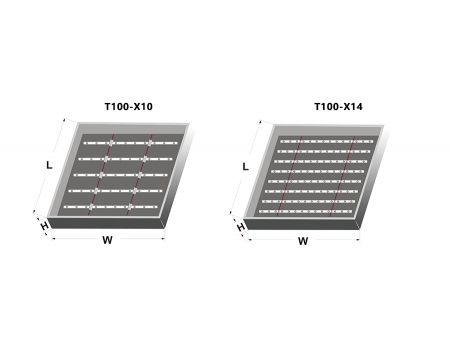 Tira LED rígida con retroalimentación T100-X10 / T100-X14