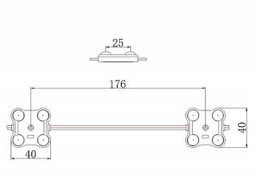 Módulo LED, retroalimentación MBX304B (1.8W)