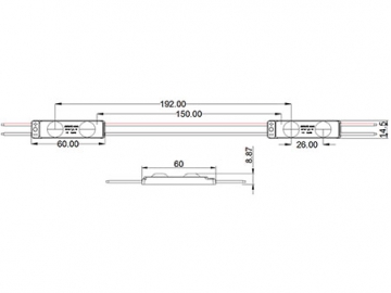 Módulo LED, retroalimentación MBX242B (1W) | SUNLITE