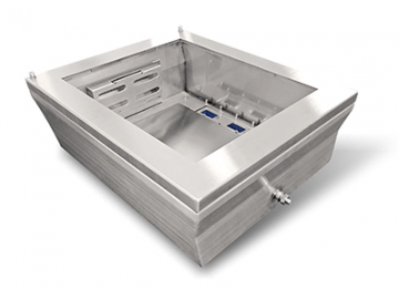 Caja de instrumentos de equipo mecánico personalizado (hecha de acero inoxidable 316 para uso en exteriores)