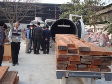 Horno de vacío, Secadero al Vacío de 30m 3   (Horno para resecado de madera)