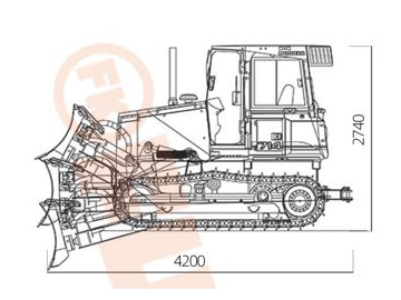 Tractor de orugas / Tractor sobre orugas, FK14-086T