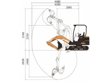 Mini excavadora, FK22-9