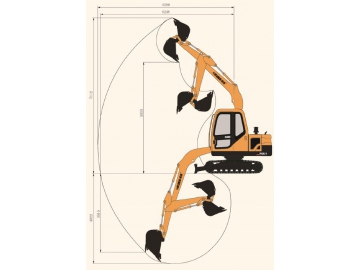 Excavadora sobre oruga, FK80-9