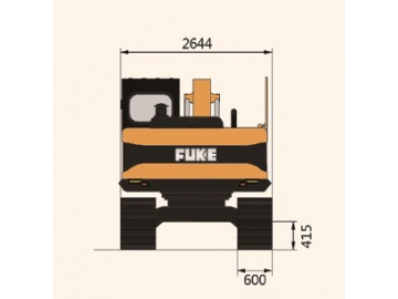 Excavadora sobre oruga, FK150-9