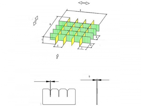 Máquina para montaje de separadores de cartón