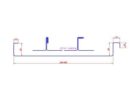 Máquina curvadora móvil de junta alzada KLS25-220-530, curvadora de panel de techo, máquina de curvado para techo metálico