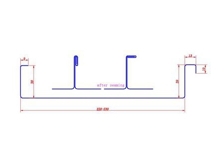 Máquina curvadora móvil de junta alzada KLS25-220-530, curvadora de panel de techo, máquina de curvado para techo metálico