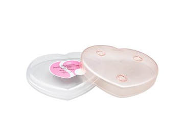 Contenedor con tapa IML de 330ml en forma de corazón, CX049