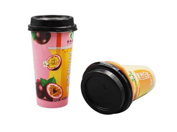 Vaso con tapa IML de 420ml, CX012