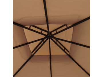 Gazebo/Cenador de techo suave (doble capa) 10' x 10'