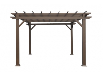 Pérgola metálica 11' x 11'