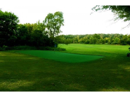 Césped artificial para campos de minigolf