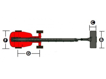 Elevador de pluma telescópica autopropulsada, HT330/HT350J