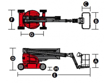 Plataforma articulada autopropulsada, HZ160/HZ160J