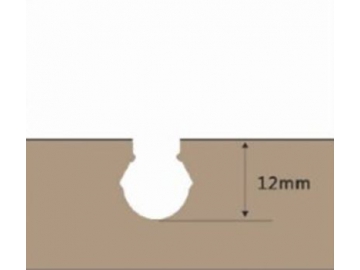 Enderezador para puerta de aluminio