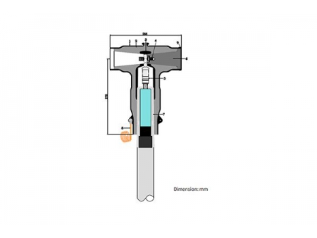 Conector separable tipo T de 600A