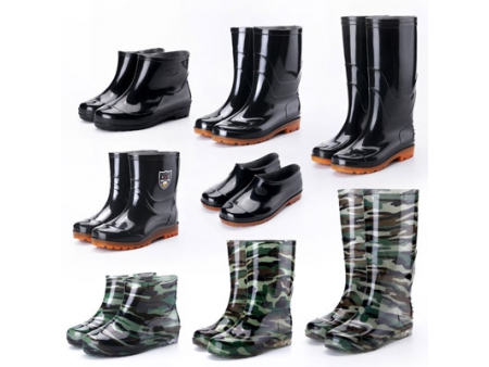 Inyectora de PVC para botas de lluvia, de dos colores