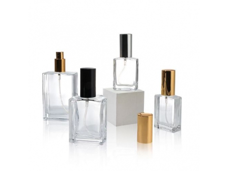 Botellas para Perfume, Transparentes Rectangulares