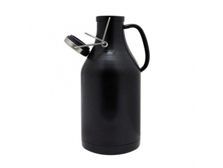 Growler de 1.89L con Aislamiento al Vacío y Tapa Flip Top