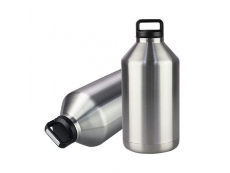 Growler de 3.8L de Doble Pared con Boca Ancha y Tapa Chug