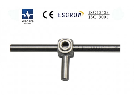 Sistema de fijación de barras con tornillos