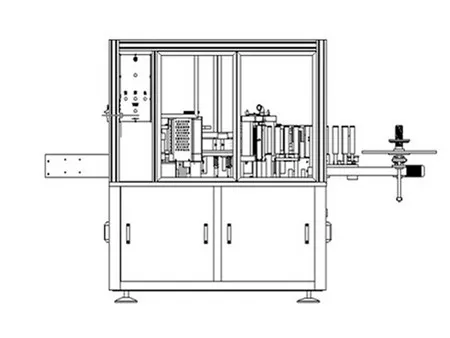 Etiquetadora con pegamento termofusible