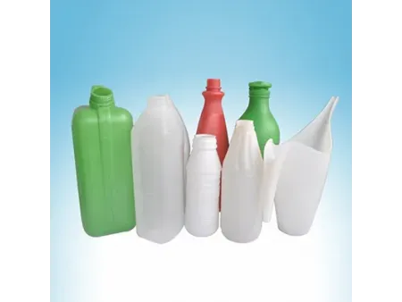 Máquina de moldeo por extrusión soplado de botellas de champú y detergente